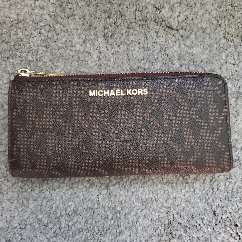 Michael Kors Brown Logo Wallet